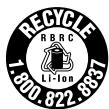 SONY PSR-505 - RECYCLAGE DES ACCUMULATEURS AUXIONS DE LITHIUM - 1