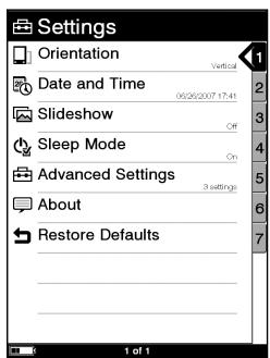 SONY PSR-505 - Setting screen orientation - 3