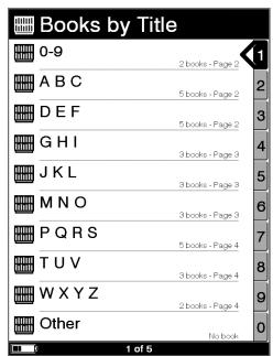 SONY PSR-505 - Sorting the Book list - 4