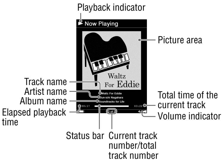 SONY PSR-505 - Operations on the Playback screen - 1