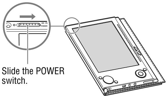 SONY PSR-505 - Turning on Reader - 1