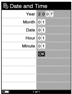 SONY PSR-505 - Setting the Date and Time - 1