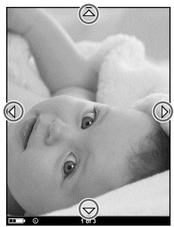 SONY PSR-505 - To scroll the magnified picture - 1