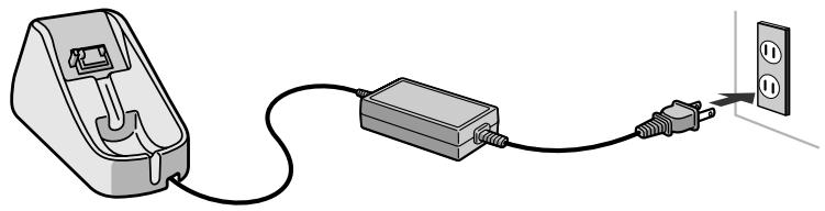 SONY ERA-301P2 - Connect the AC adapter to a wall outlet. - 1