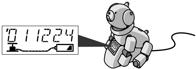 SONY ERA-301P2 - Setzen Sie AIBO auf die Station. - 1