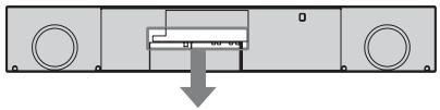 SONY RHT-S10 - Connecting the subwoofer - 1