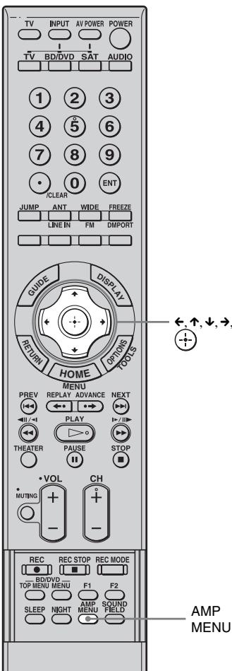 SONY RHT-S10 - Ajuste del niveau de los altavoces - 1