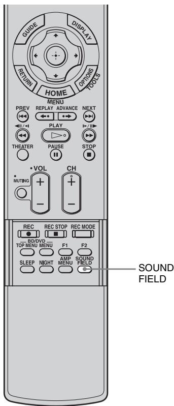 SONY RHT-S10 - Selección del camino acústico - 1