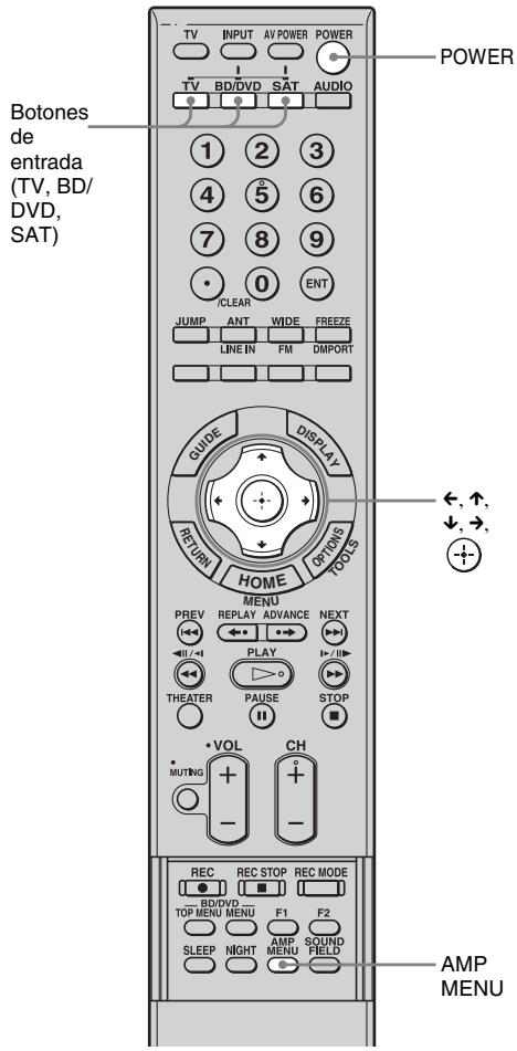 SONY RHT-S10 - Preparativos para lafunción “BRAVIA” Sync - 1