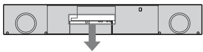SONY RHT-S10 - Connexion du fil d'antenne FM - 1