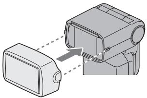 SONY HVL-F60M - Attaching the bounce adaptor - 1