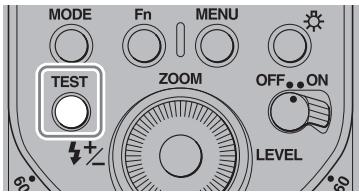 MODE Fn MENU TEST ZOOM OFF...ON LEVEL