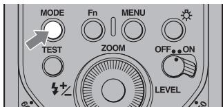 MODE Fn MENU TEST ZOOM OFF...ON LEVEL