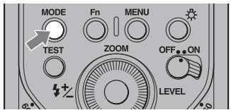 MODE Fn MENU TEST ZOOM OFF...ON LEVEL