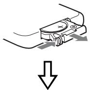 SONY RDP-XA700IPN - Paracaebarla pila del mando a distancia - 1