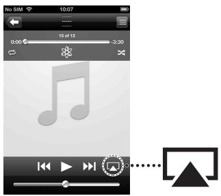 SONY RDP-XA700IPN - Toque o hagablick sobre el icono situado en la parte inferiorrentecha de la pantalla del iPhone,iPod touch o iPad o la parte superior central de la ventsa de iTunes. - 1