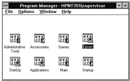 EPSON C82378 - Sous windows NT 3.51 - 1