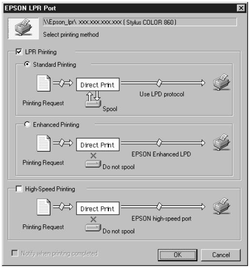 EPSON C82378 - Configuration du port d'impression - 1