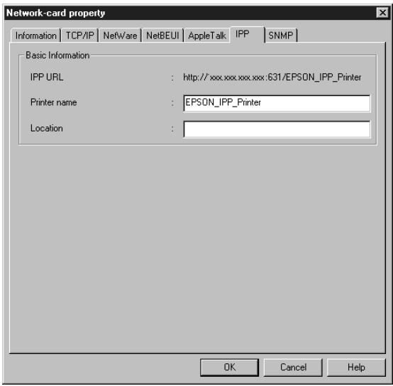 EPSON C82378 - Menu IPP - 1