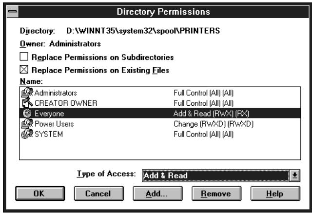 EPSON C82378 - Changement du type d'accès au gestionnaire de file d'attente - 1