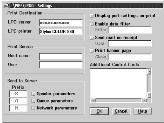 EPSON C82378 - Configuration de l'imprimante - 2