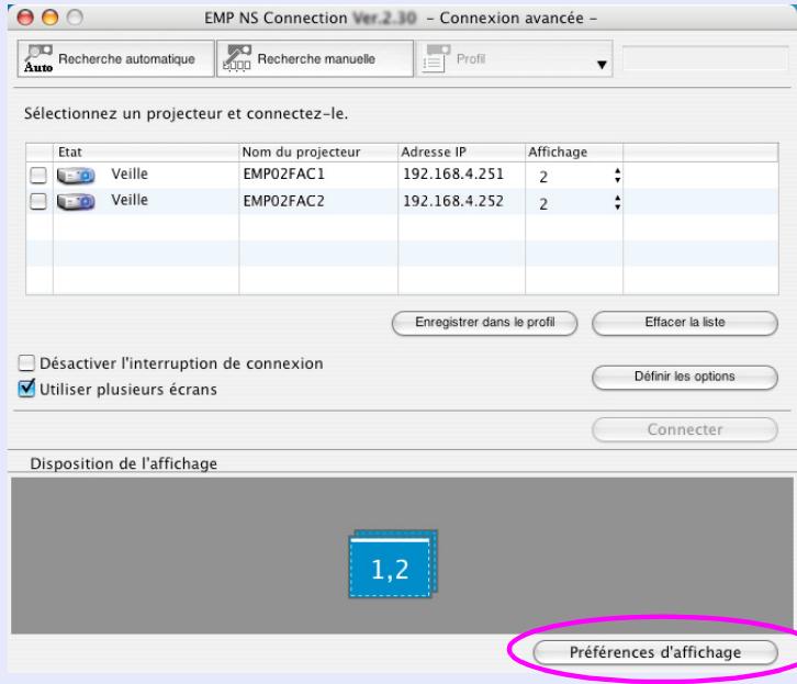 EPSON EB-G5100 - Cliquez sur "propriétés d'affichage". - 1