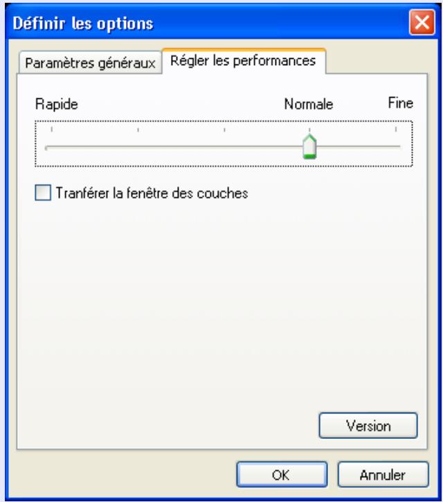 EPSON EB-G5100 - Onglet régler les performances - 1
