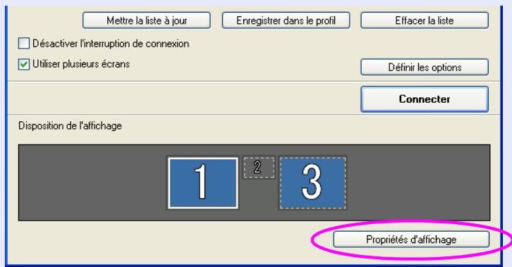 EPSON EB-G5100 - Cliquez sur "propriétés d'affichage". - 1