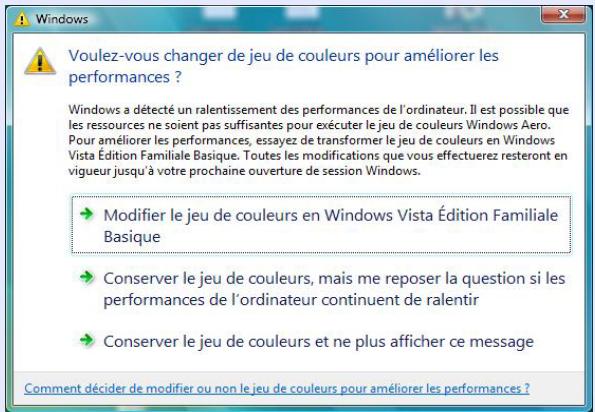 EPSON EB-G5100 - Limitations dans windows aero - 1