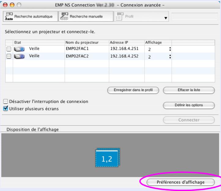EPSON EB-G5350NL - Cliquez sur "Propriétés d'affichage". - 1