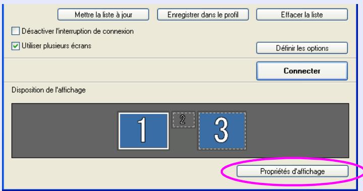 EPSON EB-G5350NL - Cliquez sur "Propriétés d'affichage". - 1