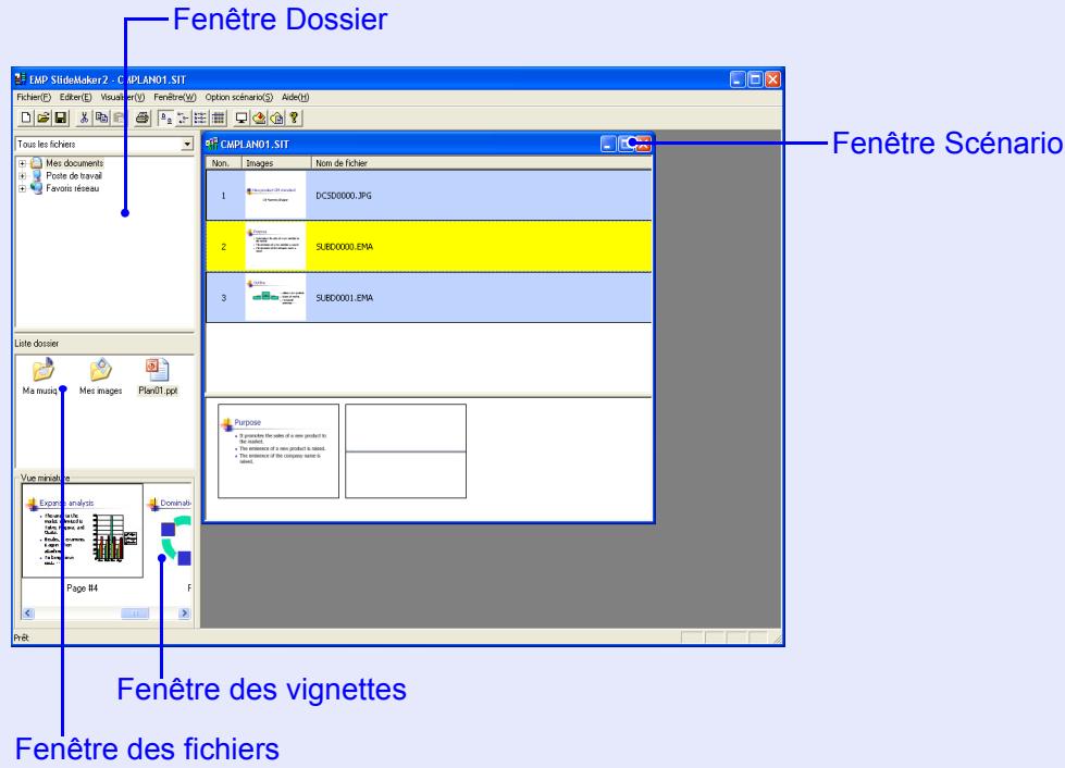 EPSON EMP-1810 - Inclusion de fichiers d'image et de film dans des scenarios - 1