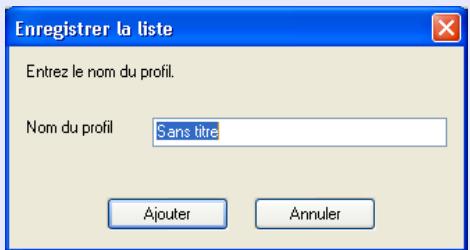 EPSON EMP-1810 - Entrez un nom de profil puis cliquez sur le bouton "Ajouter". - 1