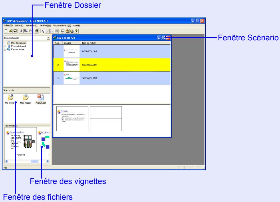 EPSON EMP-1815 - Inclusion de fichiers d'image et de film dans des scénarios - 1