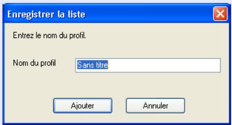 EPSON EMP-1815 - Entrez un nom de profil puis cliquez sur le bouton "Ajouter". - 1