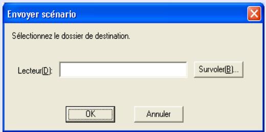 EPSON EMP-1815 - Sélectionnez le lecteur et le dossier correspondant au périphérique de stockage USB ou à la carte CompactFlash, puis cliquez sur le bouton "OK". - 1