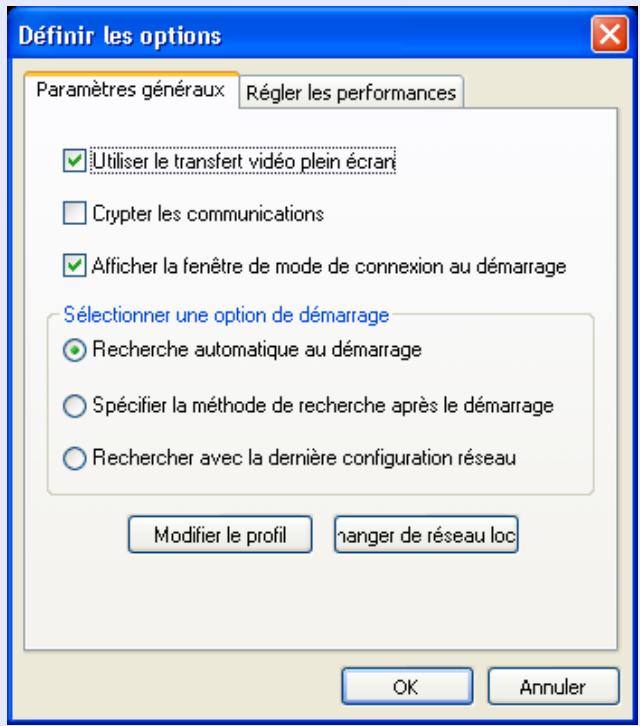 EPSON EMP-1815 - Onglet Paramètres généraux - 1