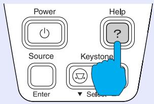 EPSON EMP-53 - Appuyez sur la touche [help] du panneau de commande du projecteur. - 1