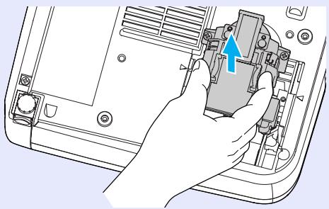 EPSON EMP-53 - Sortez la lampe. - 1