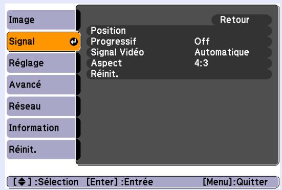 EPSON EMP-6110 - Menu Signal - 3