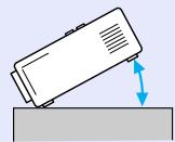 EPSON EMP-6110 - Angle d'inclinaison - 2
