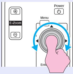 EPSON EMP-6110 - Déplacez le pointeur. - 1