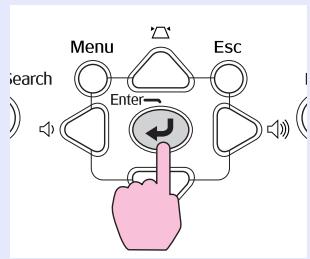 EPSON EMP-6110 - Selectionnez un élément de menu. - 7