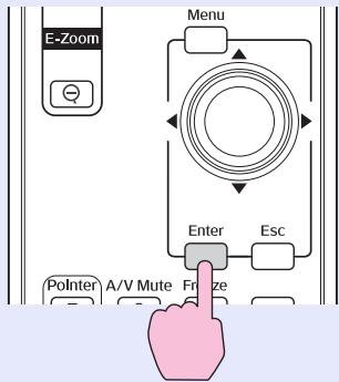 EPSON EMP-6110 - Selectionnez un élément de menu. - 6