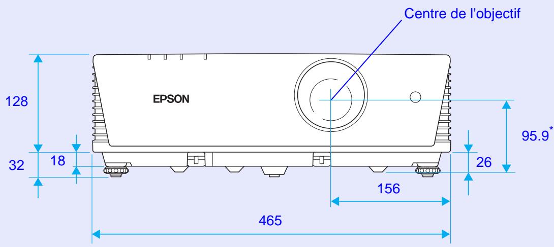 EPSON EMP-6110 - Angle d'inclinaison - 3
