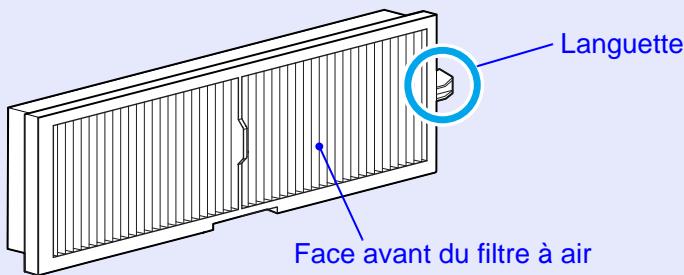 EPSON EMP-6110 - Retirez le filtré à air. - 2