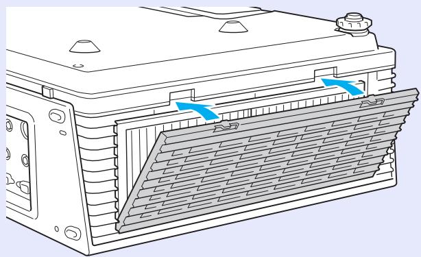 EPSON EMP-6110 - Fermez le couvercle du filtré à air. - 1
