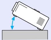 EPSON EMP-6110 - Angle d'inclinaison - 1