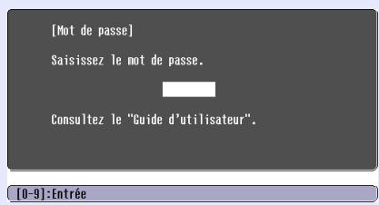 EPSON EMP-62 - Lorsque "protec. démarrage" est activé - 1