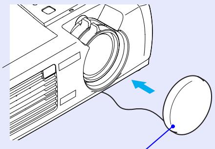 EPSON EMP-73 - Remettez en place le cache d'objectif. - 1